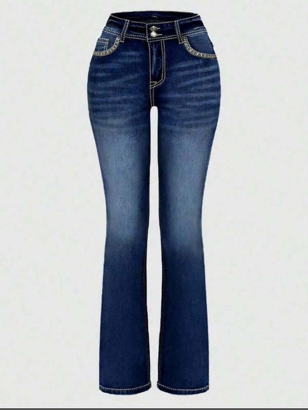 Women’s Dark Blue Flared Jeans